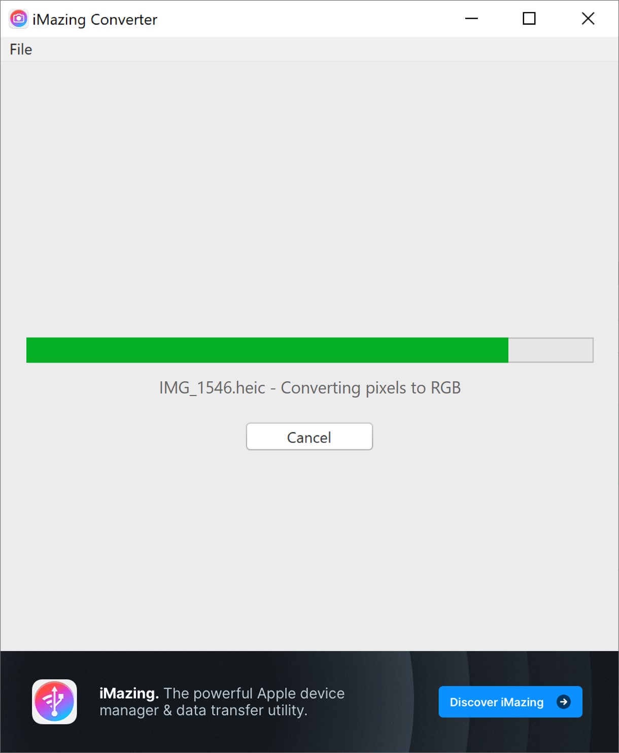 iMazing Converter for HEIC and HEVC screenshot