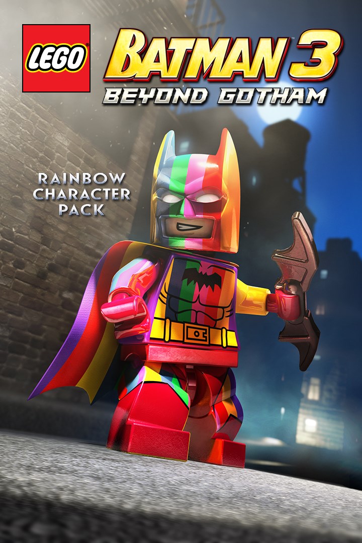 rainbow batman lego