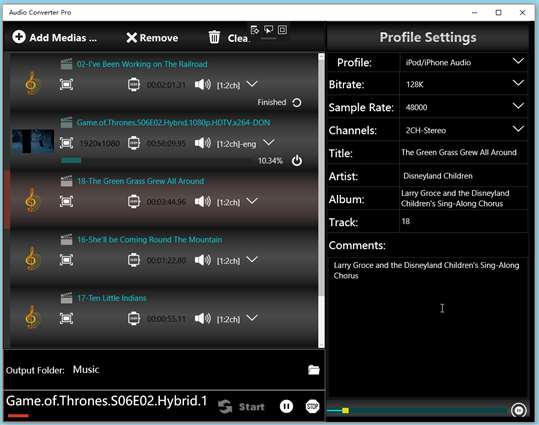 Audio Converter Pro screenshot 2