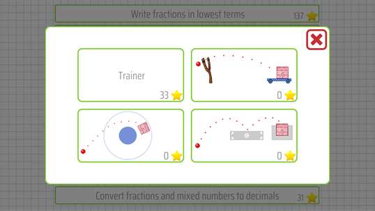 Fractions and mixed numbers - 6th grade math screenshot 1