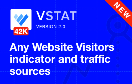 VStat 3 - visit statistics & website traffic small promo image