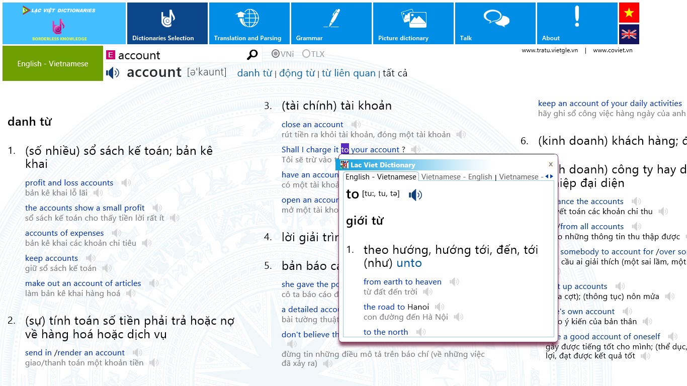 mtd Lac Viet Dictionaries for Windows 10