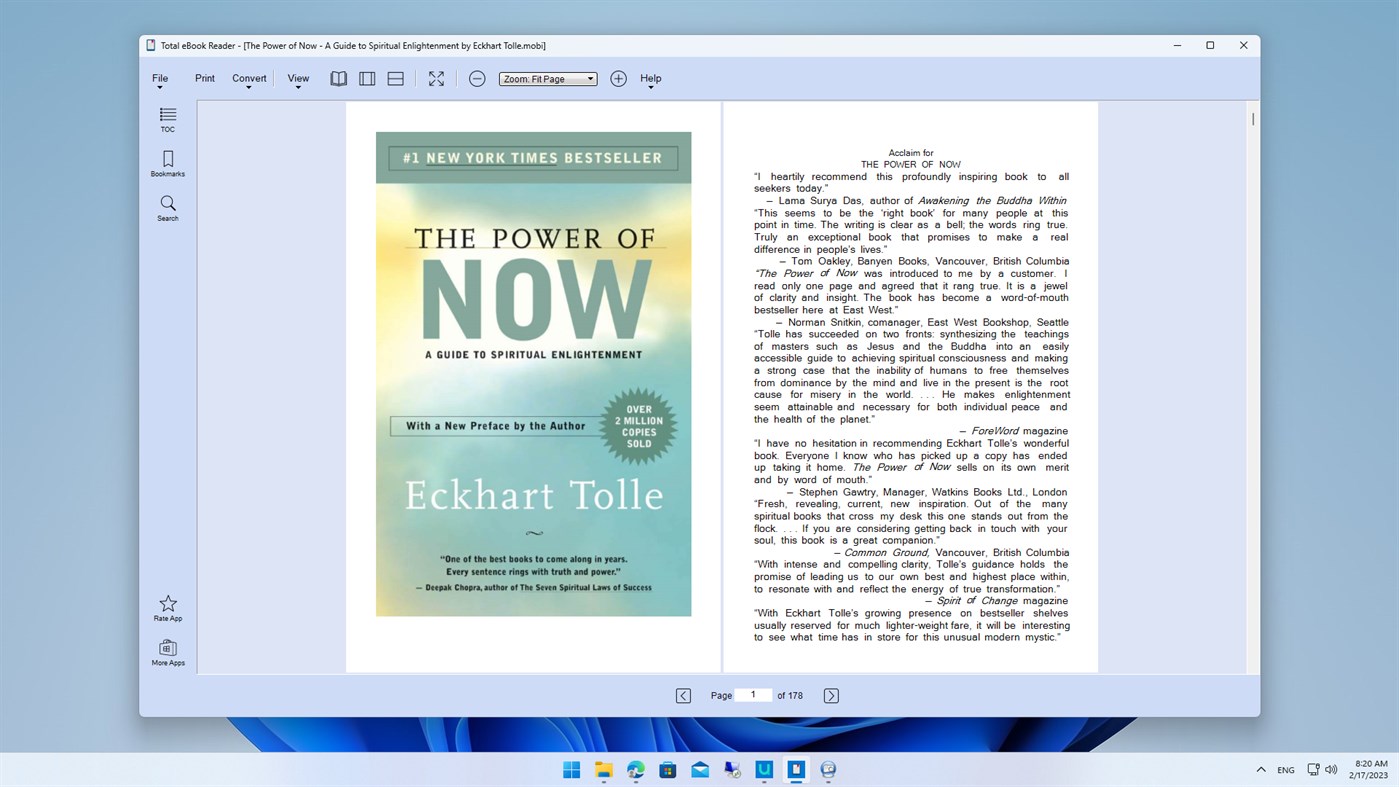 #5. Total eBook Reader (Windows) Av: LISAppStudio.com