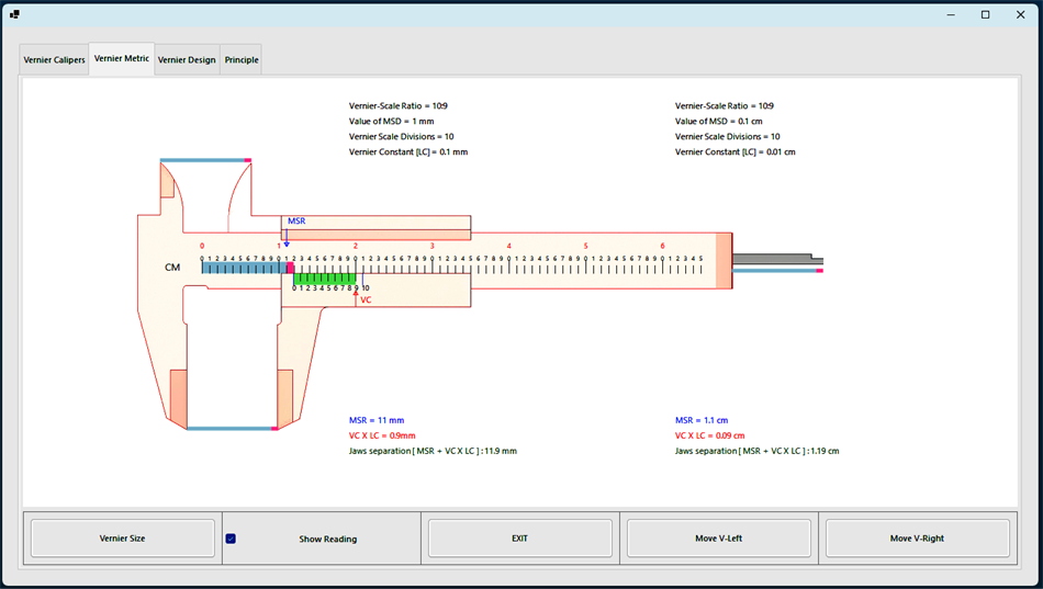 Vernier Calipers Design and Measurement (Windows) Podle: Joy Stephen