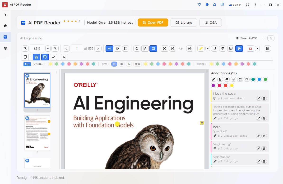 AI PDF Reader screenshot