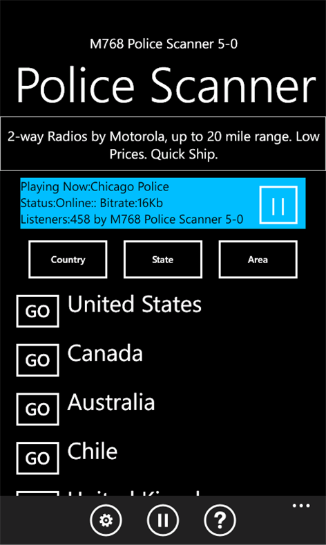 Police Scanner 5-0 Radio Screenshots 2
