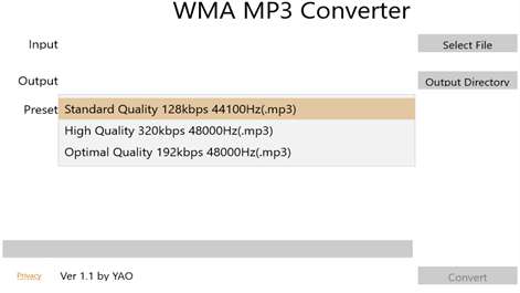 WMA MP3 Converter Screenshots 1