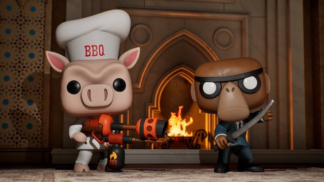 Funko Fusion - Fantastik Plastik Pack 1 - Monkey Assassin and Sam screenshot 1
