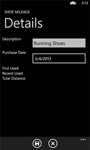 Shoe Mileage screenshot 2