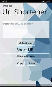 URL Shortener by bMBS screenshot 1