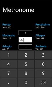 Metronome Free screenshot 2