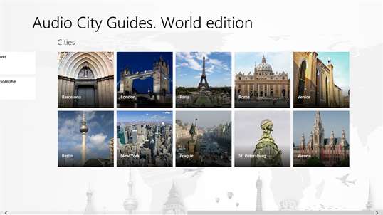Audio City Guides. World edition screenshot 4
