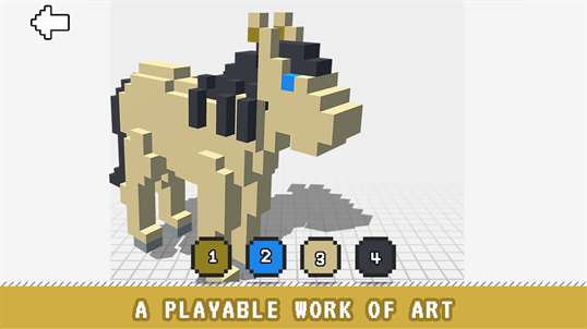 Horse 3D Color by Number - Voxel Coloring Book screenshot 2