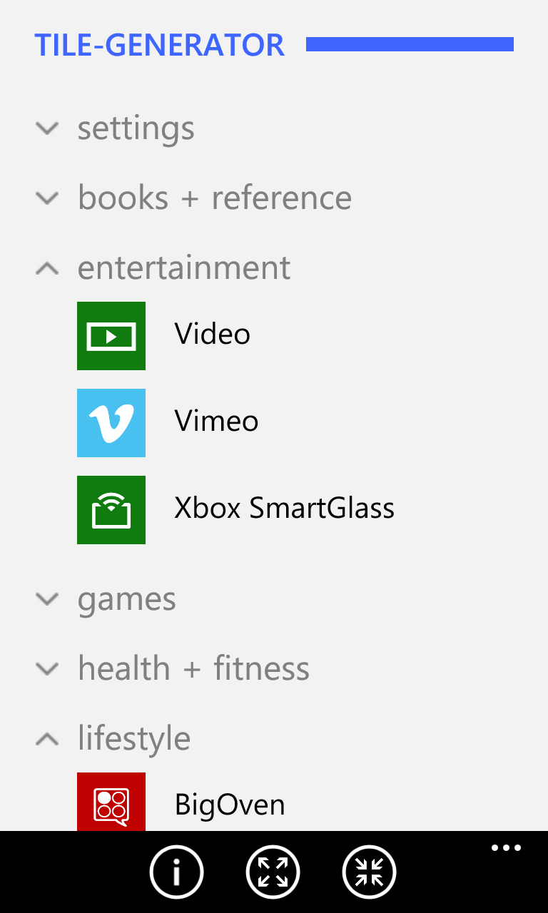 TileGenerator for Windows 10 Mobile