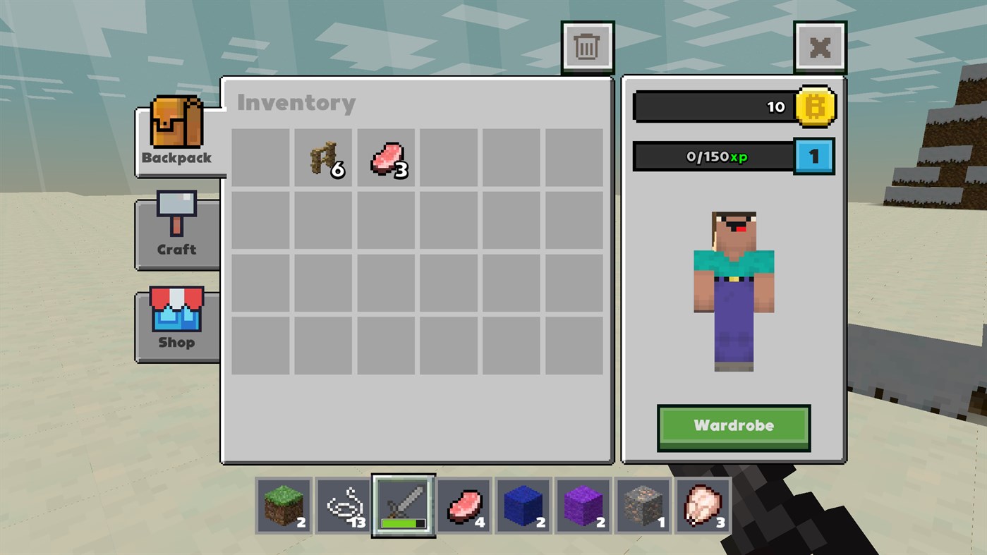 #4. Block Craft Pixel Worlds (Windows) By: CABA Game Studios