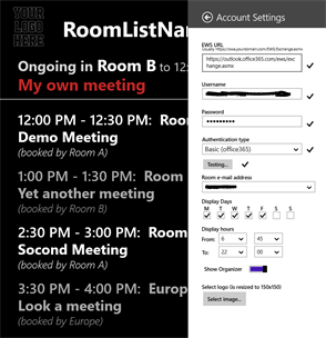 RoomList Display screenshot 2