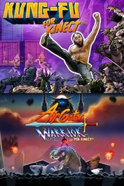 Pacote Kinect: Kung-Fu & Air Guitar Warrior