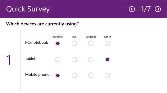 Quick Survey screenshot 1