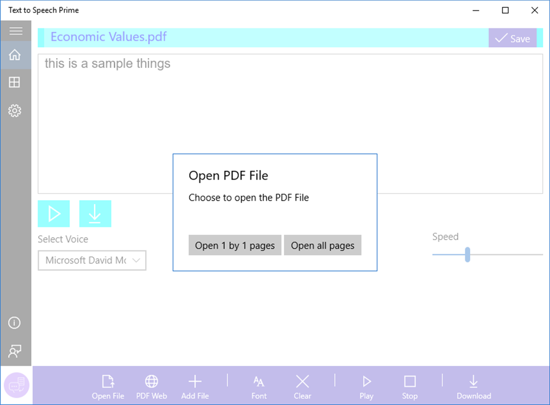 #4. Text to Speech Prime (Windows) By: Indus Valley Apps