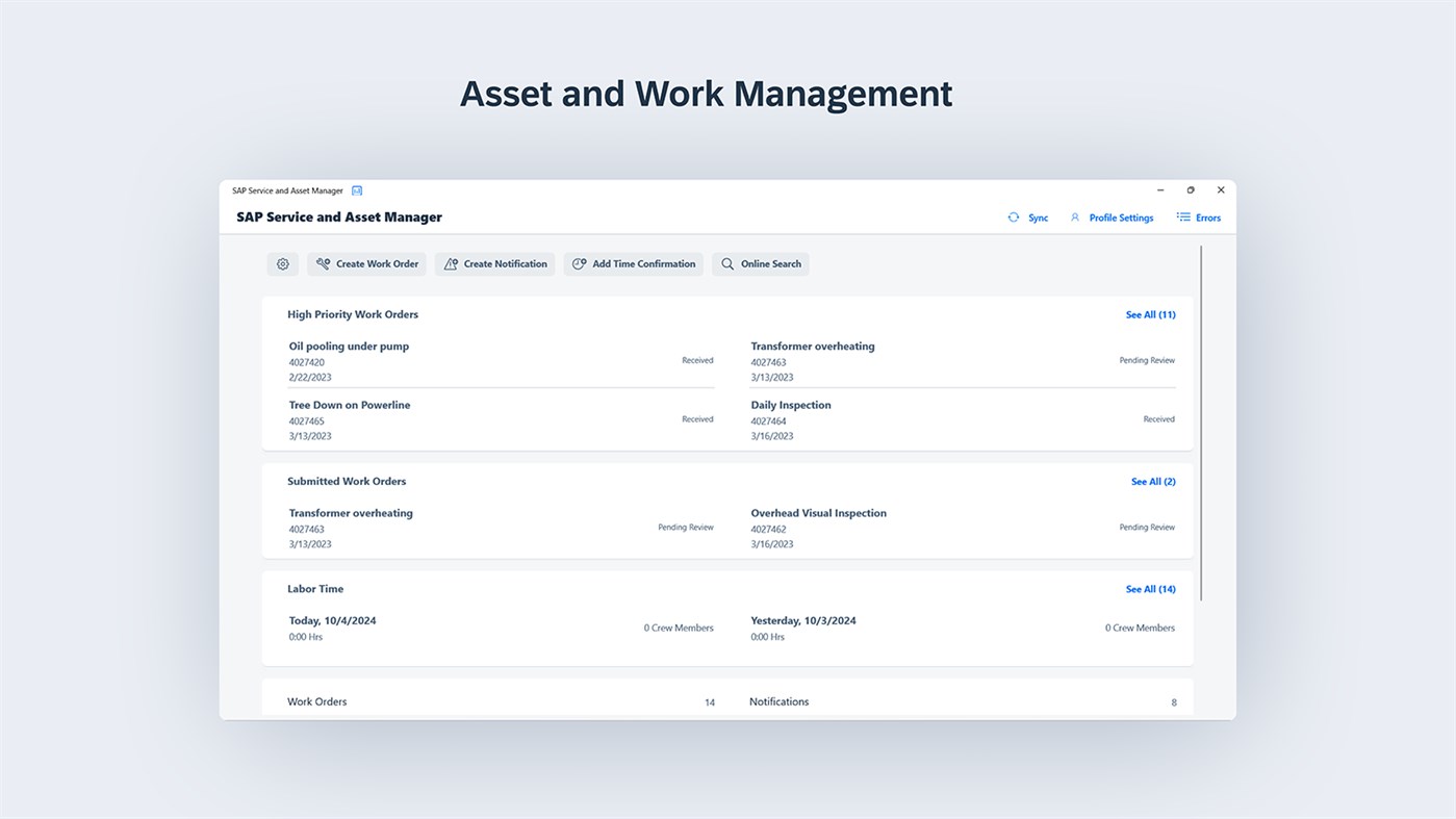 #1. SAP Service and Asset Manager (Windows) Ved: SAP SE