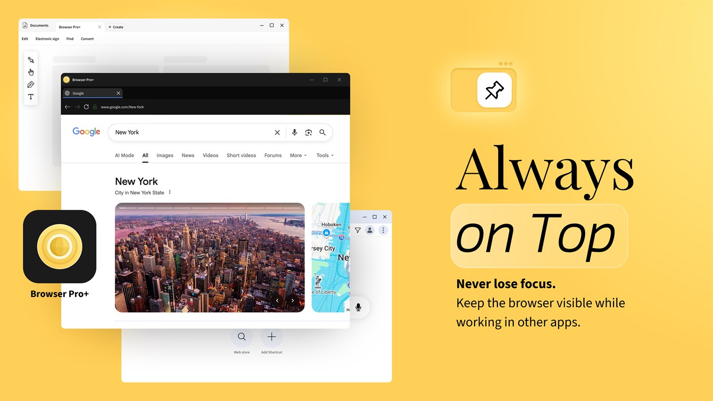 #4. Browser Pro+ (Windows) Przez: Monty Inc.