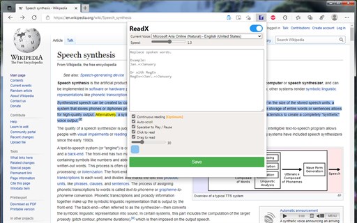 ReadX Text To Speech - Fast, Accurate Text to Speech Extension