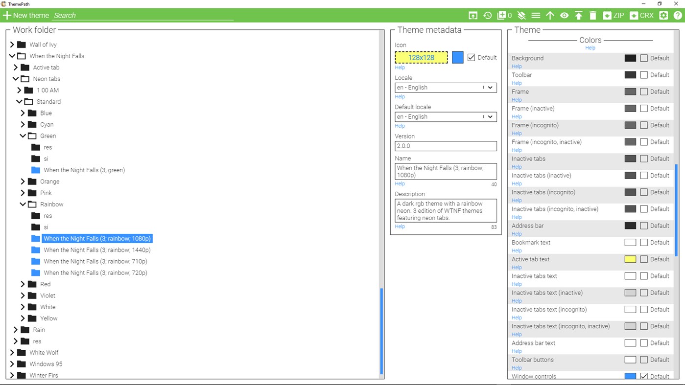 #2. ThemePath (Windows) بواسطة: loftyshaky