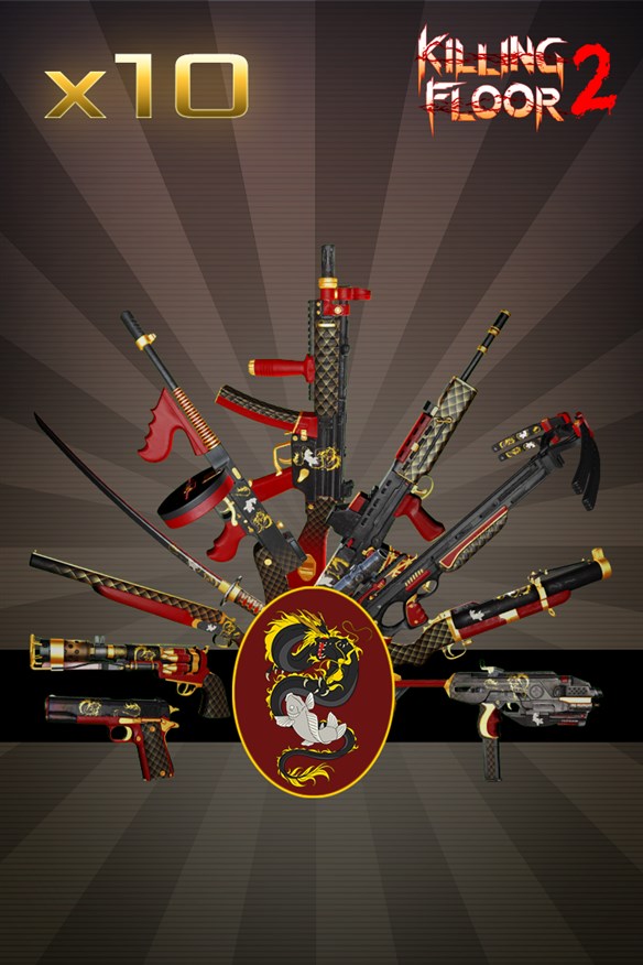 Dragon & Koi Tier 2 Weapon Skin Bundle