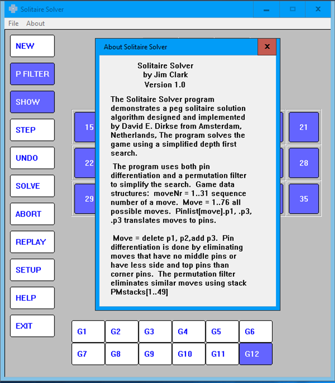 #5. Solitaire Solver (Windows) De: Jim Clark Mathematics