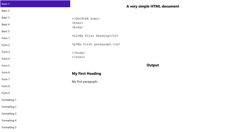 HTML Programs Screenshots 1