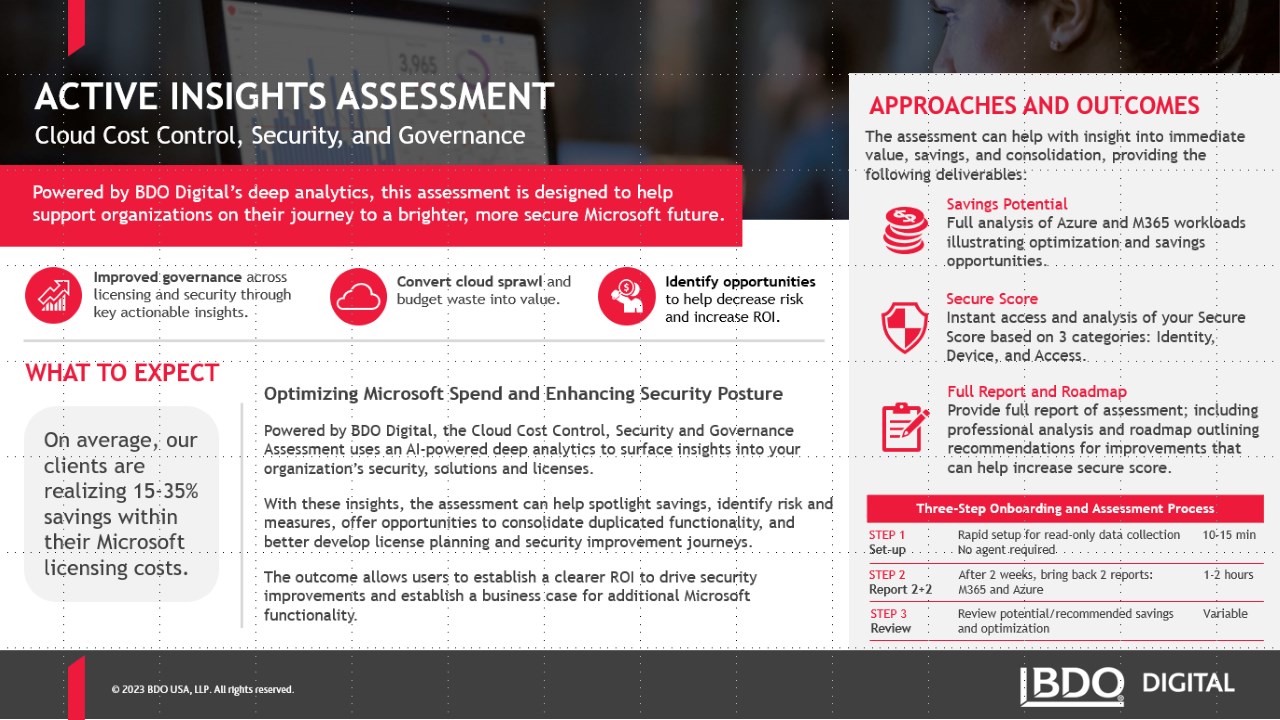 Active Insights Assessment - 1 Week