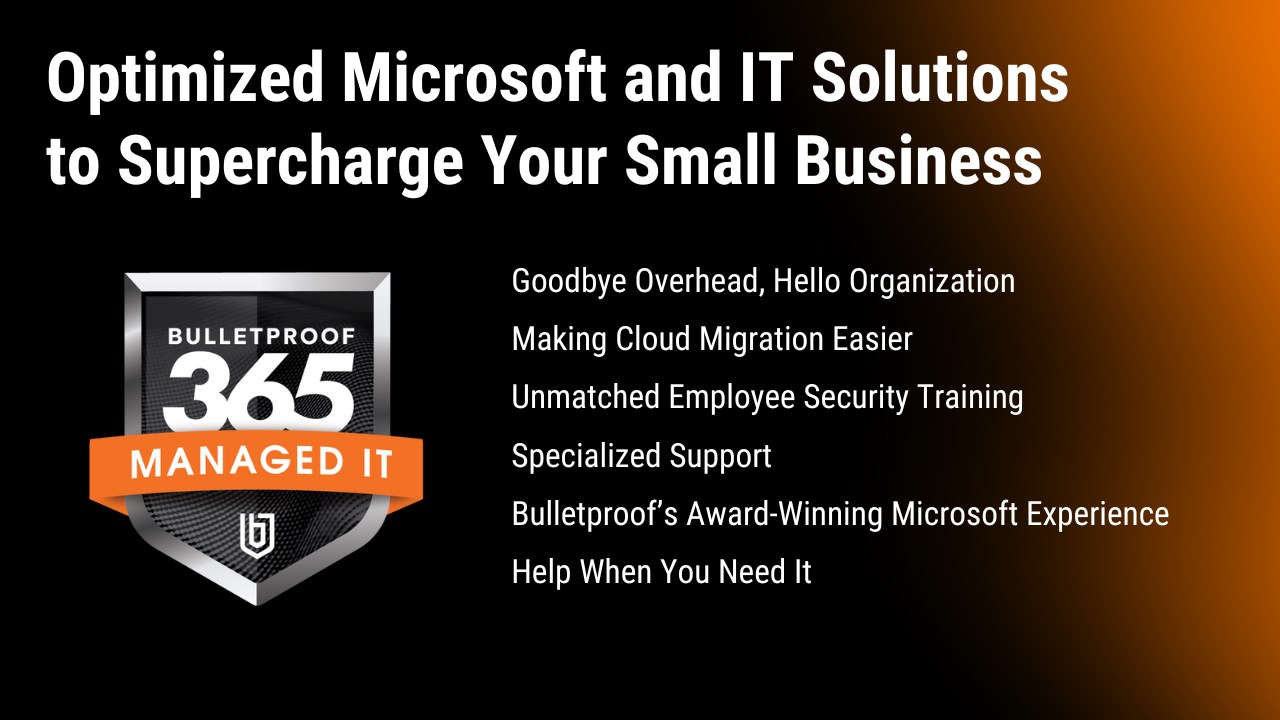 Snapshot 2 of Bulletproof 365 Standard, Managed IT Service