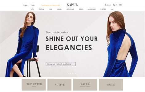 Zaful shopping app Screenshots 1