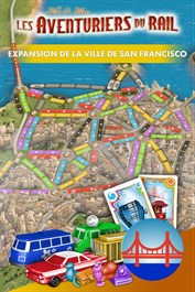 Les Aventuriers du Rail®: Extension Ville de San Francisco