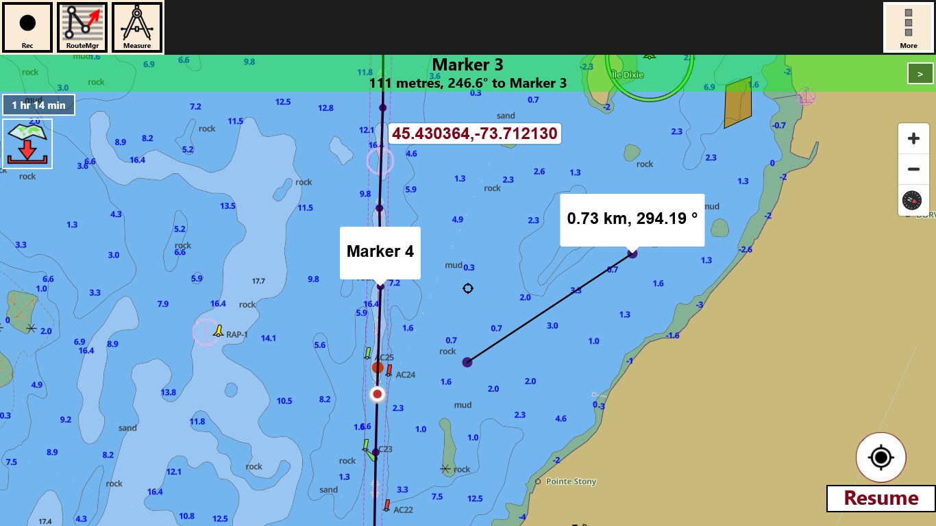 Marine Navigation Hd Usa Lake Depth Maps Offline Gps Nautical Charts For Fishing Sailing