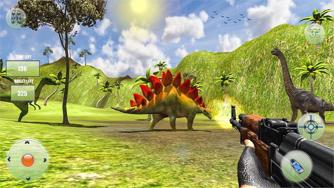 Dinosaur shooter and medieval action game: two games available for