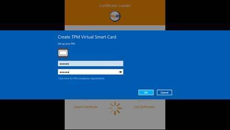 MyID Certificate Loader Screenshots 2