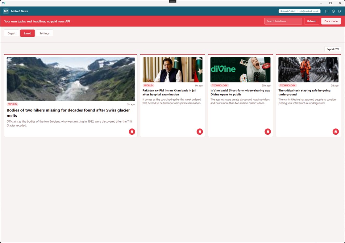 #2. Metre2 News (Windows) By: metre2