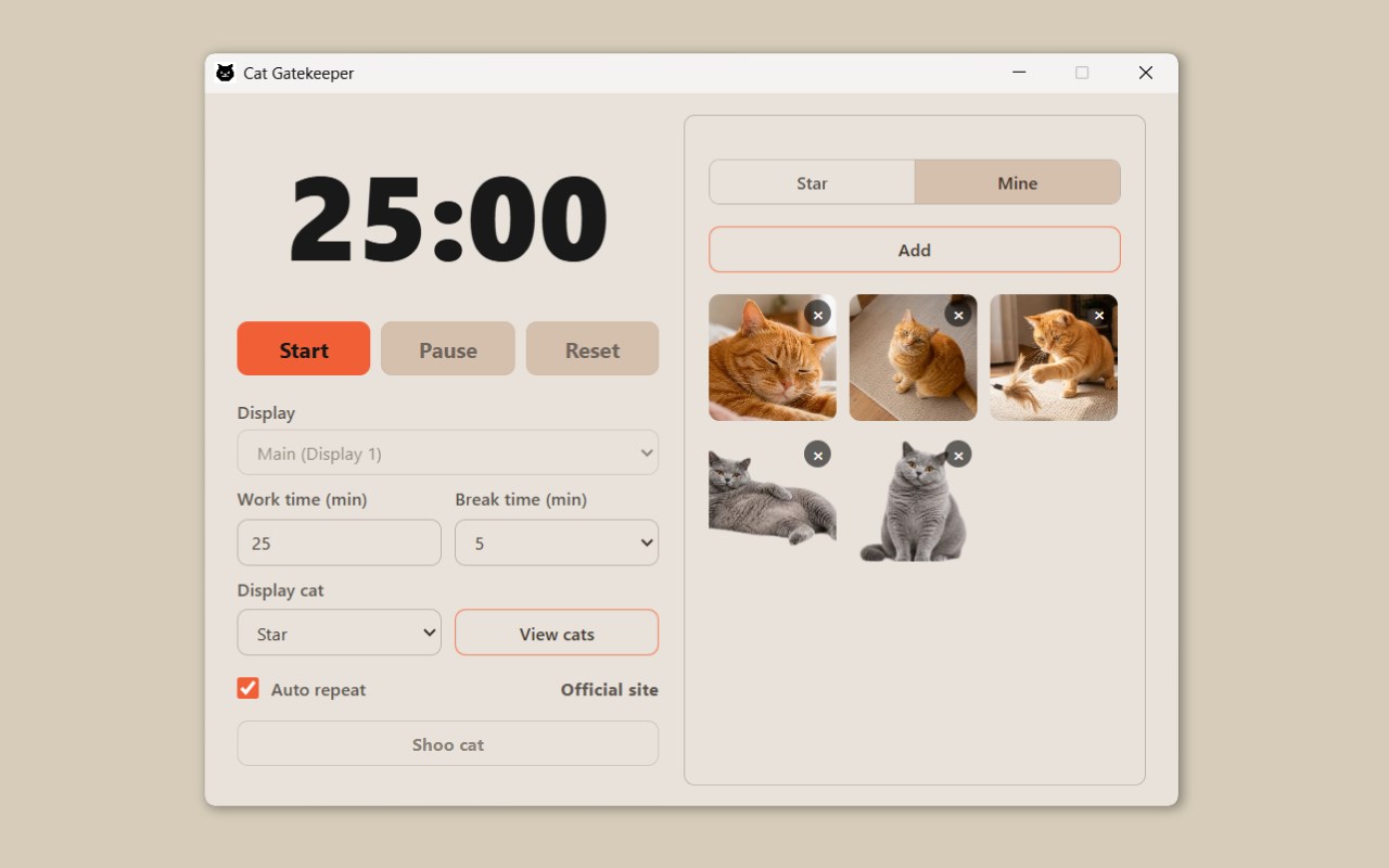 Cat Gatekeeper screenshot