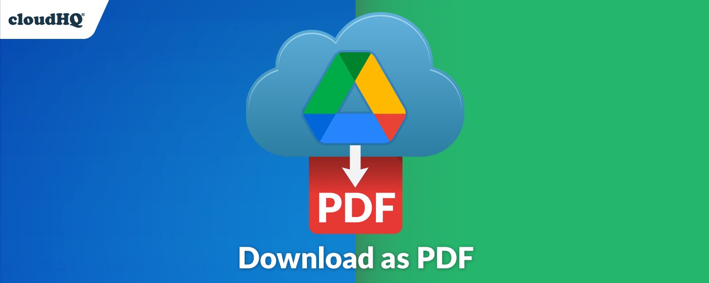 Download Files as PDF by cloudHQ