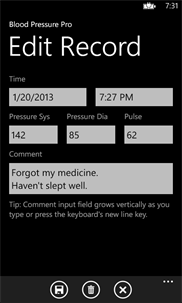 Blood Pressure Pro screenshot 5