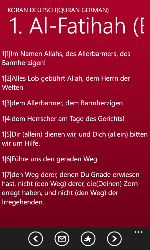 Captura de Pantalla 4 Quran German windows