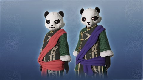 Set Costume da panda personalizzato unisex
