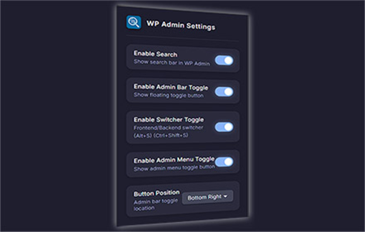 WordPress Admin Accelerator