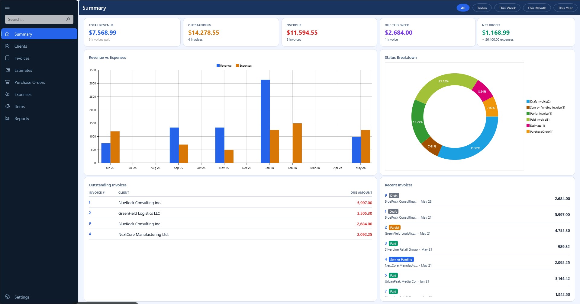Invoice Master screenshot