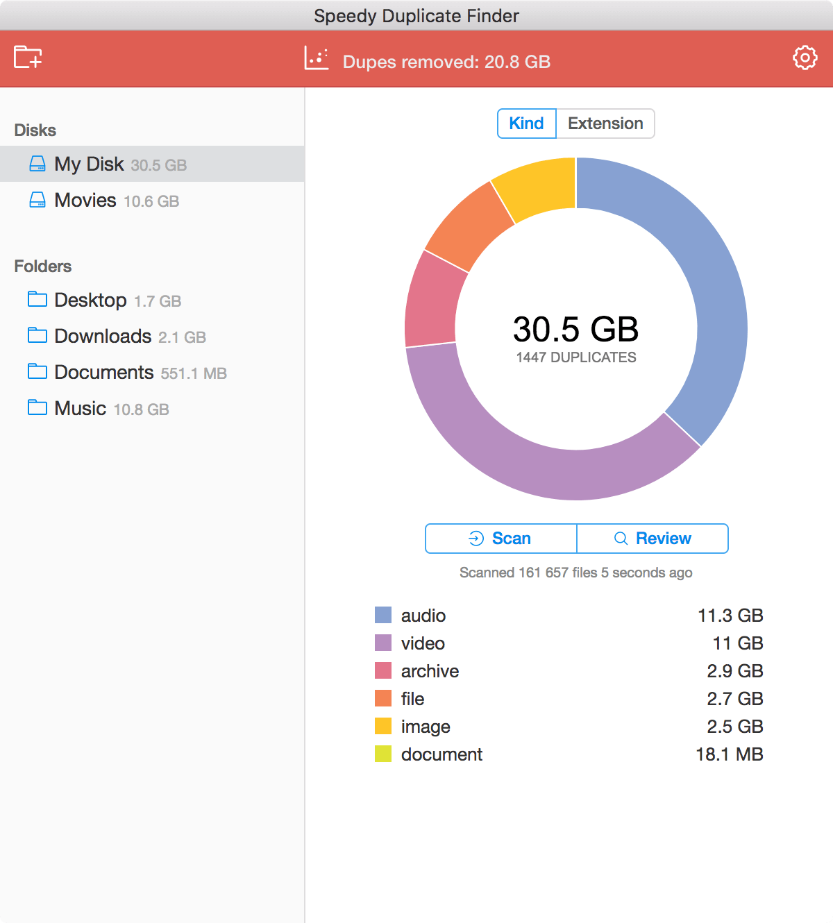 Speedy Duplicate Finder ∙ screenshot