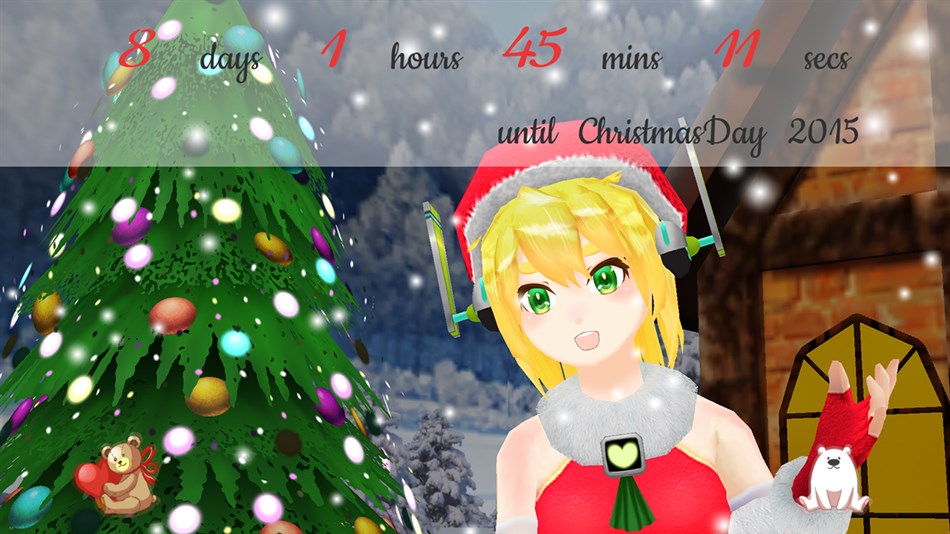 ChristmasDay Countdown Query-Chan (Windows) 由: Cocoamix