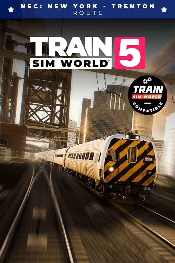 Train Sim World 5: NEC: New York - Trenton Xbox Series X|S and Xbox One cover art