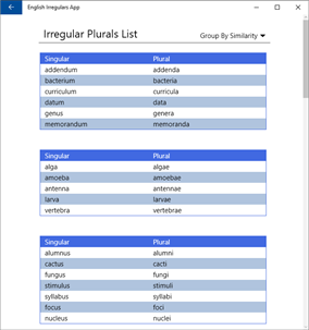 English Irregular Verbs and Plurals screenshot 5