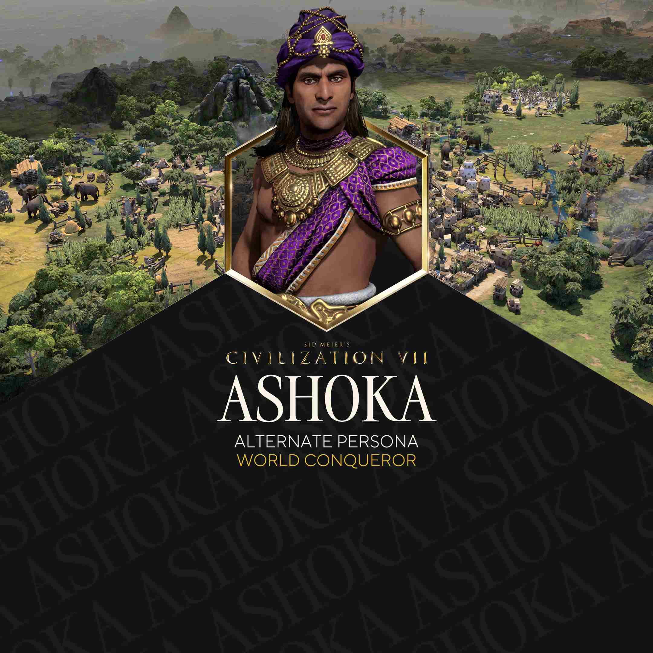Sid Meier's Civilization® VII: Asoka - Personalidade Conquistador do Mundo
